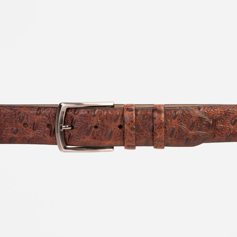 The Randor Brown Leather Belt - Vinci Leather