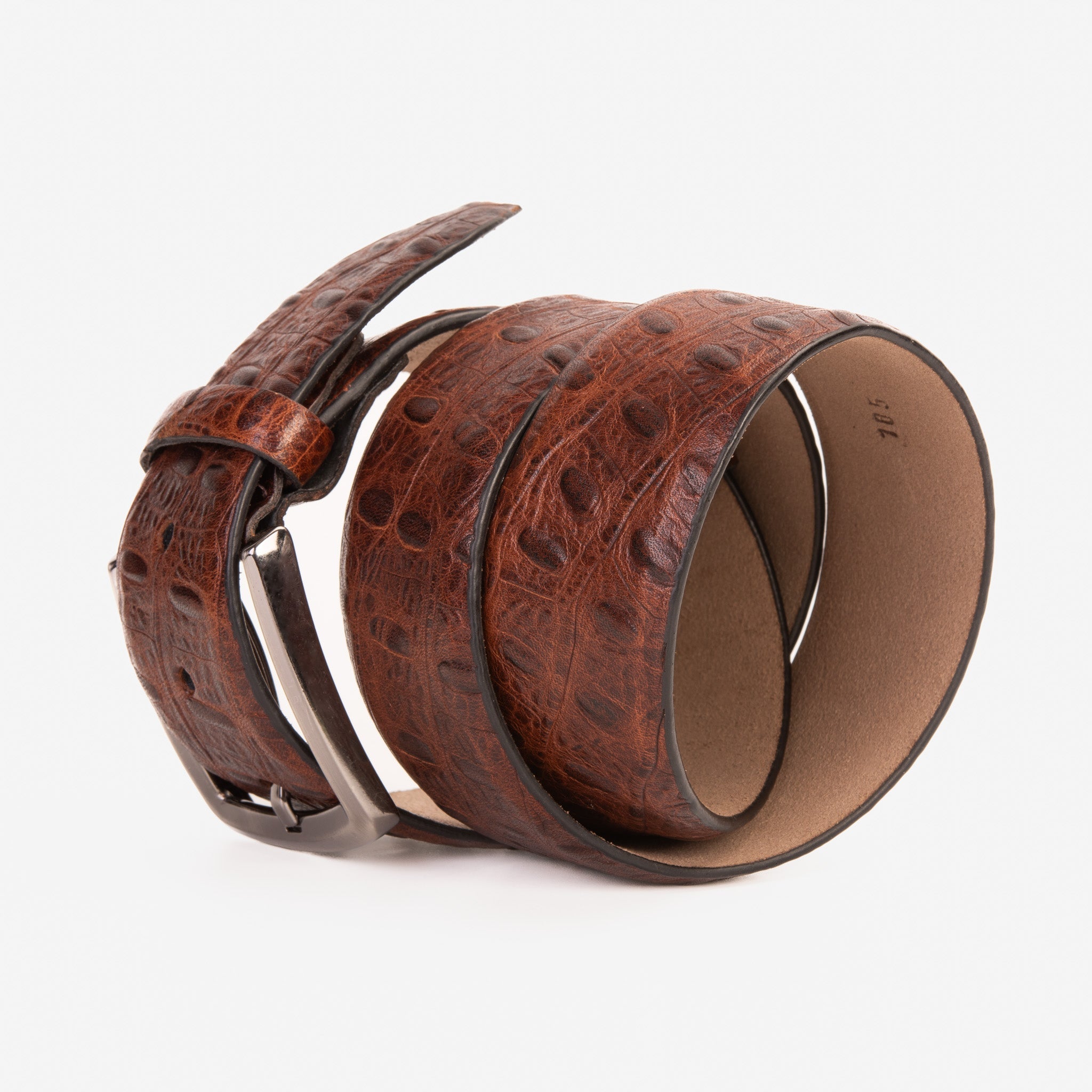 The Randor Brown Leather Belt - Vinci Leather