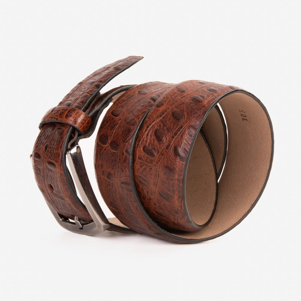 The Randor Brown Leather Belt - Vinci Leather