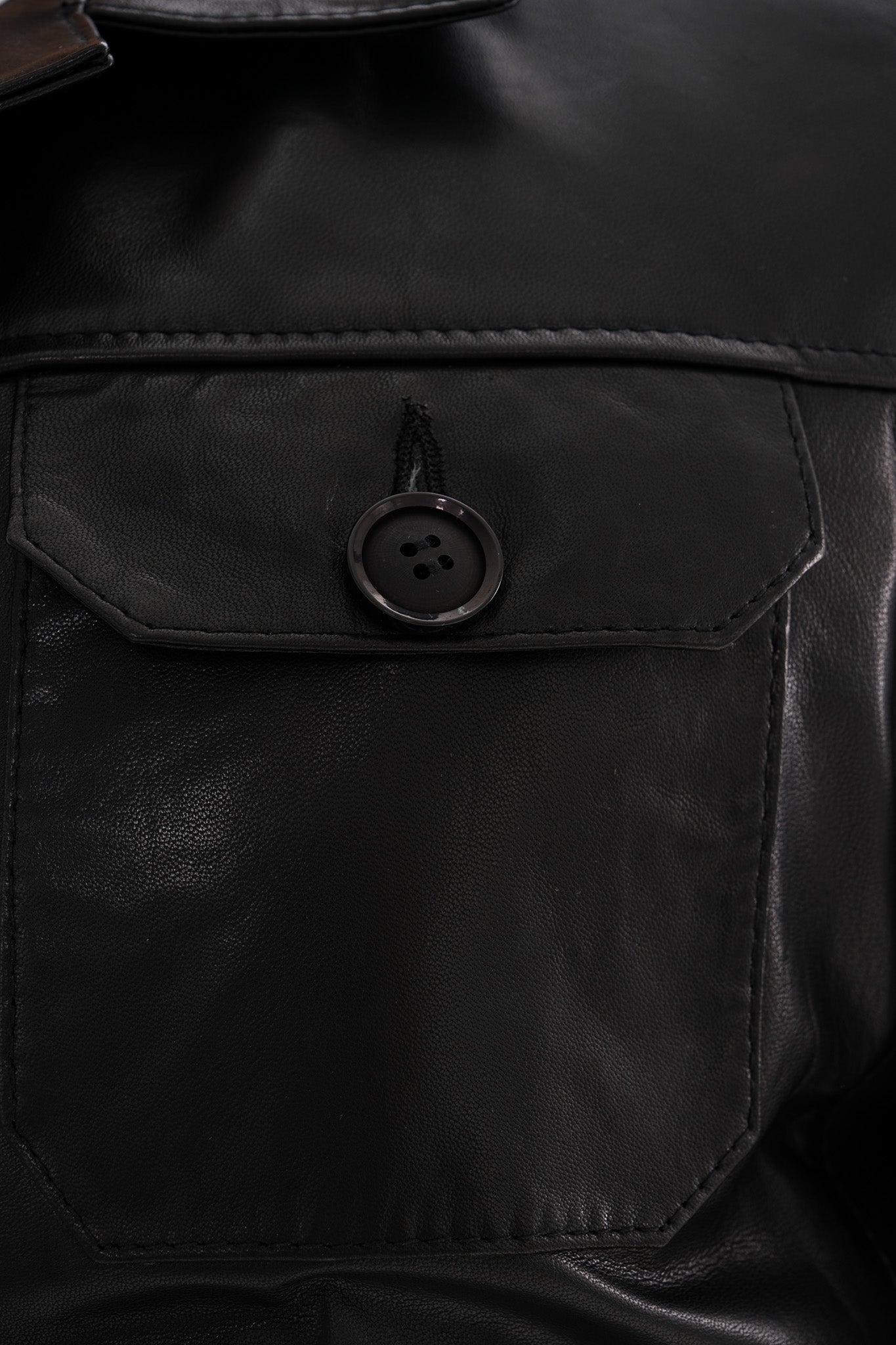 The Azzuro Black Leather Jacket - Vinci Leather
