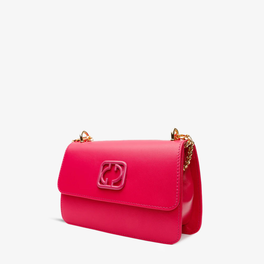 The Maneadero Fuchsia Leather Handbag - Vinci Leather