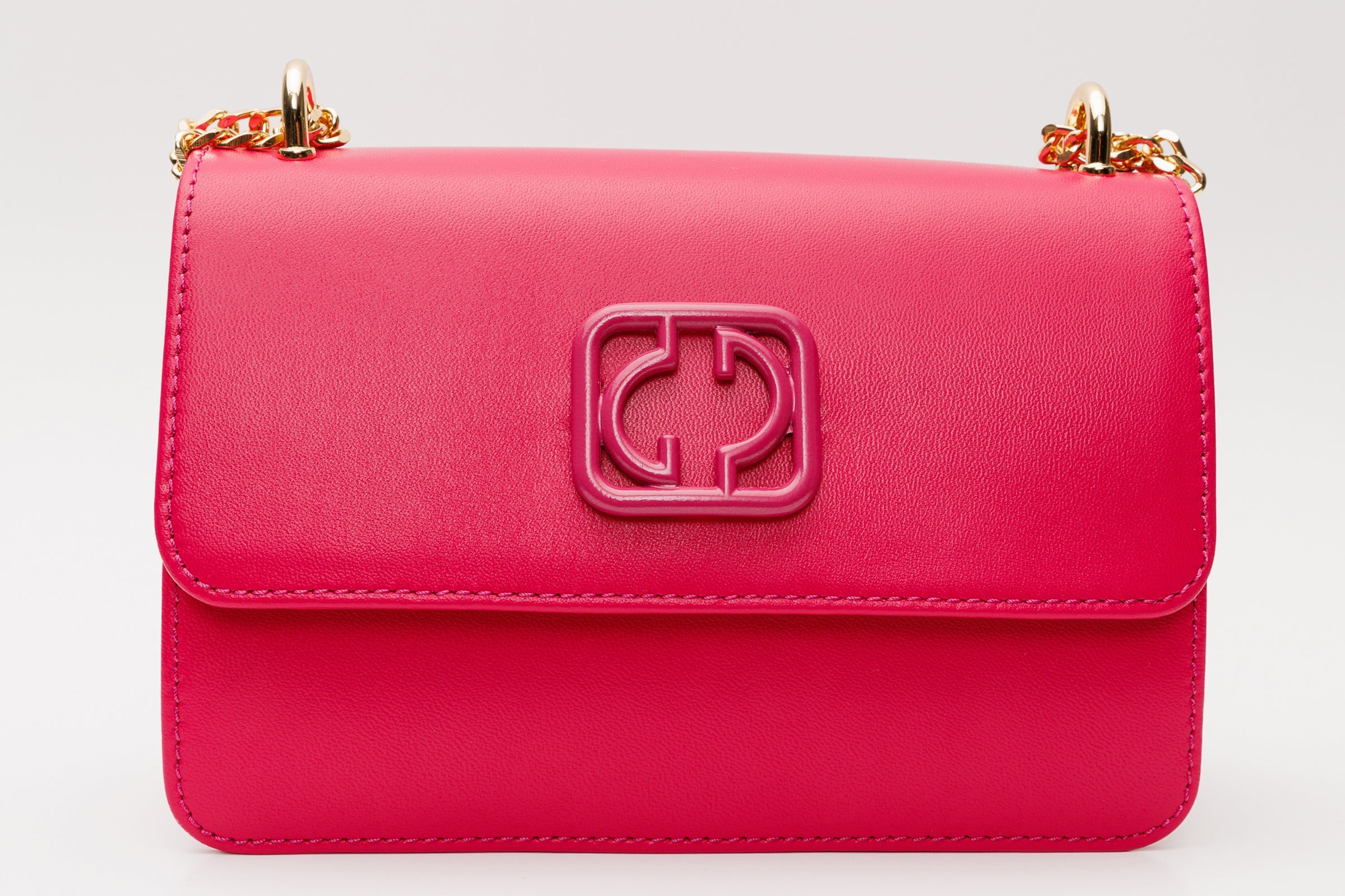 The Maneadero Fuchsia Leather Handbag - Vinci Leather