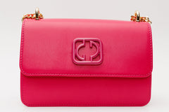 The Maneadero Fuchsia Leather Handbag - Vinci Leather
