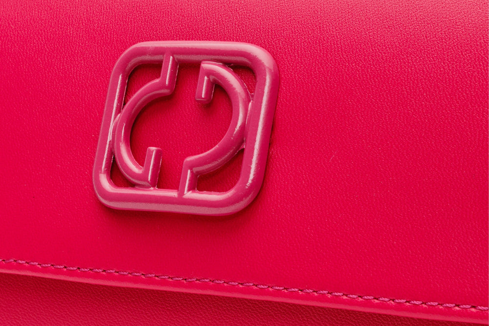 The Maneadero Fuchsia Leather Handbag - Vinci Leather