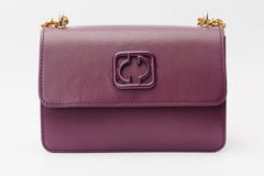 The Maneadero Purple Leather Handbag - Vinci Leather