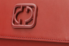 The Maneadero Dark Red Leather Handbag - Vinci Leather