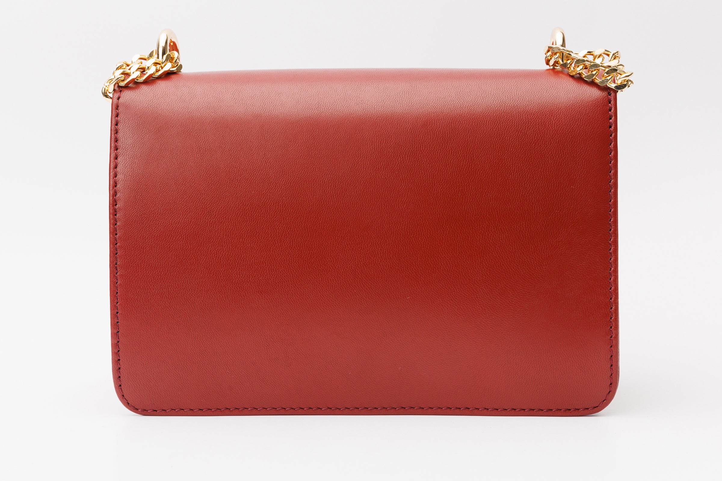 The Maneadero Dark Red Leather Handbag - Vinci Leather
