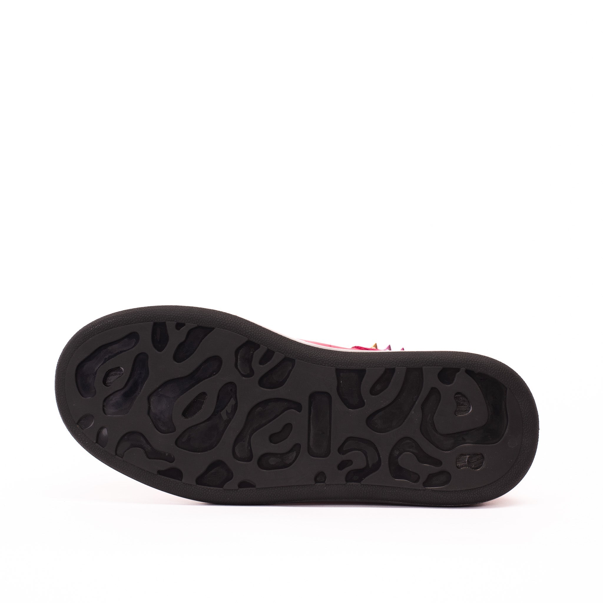 The Venezia Fuchsia Leather Sneaker - Vinci Leather