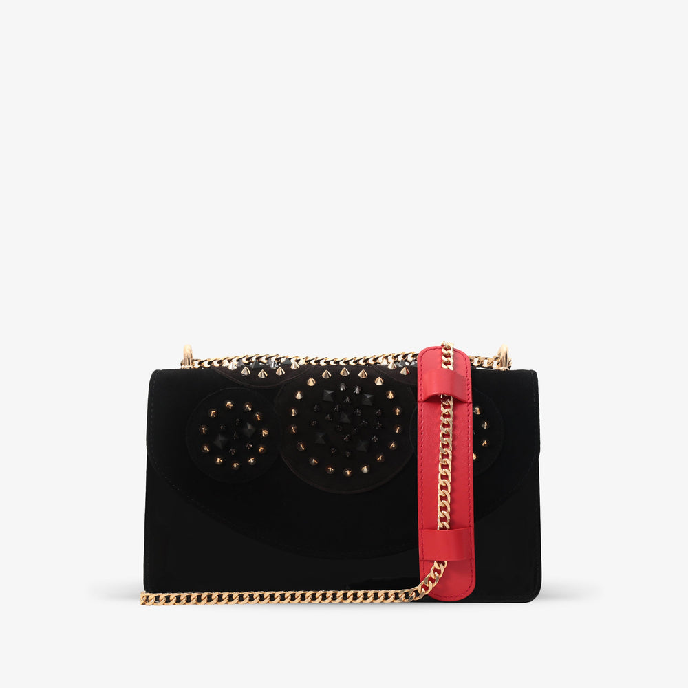 The Infanta Black Spike Leather Handbag - Vinci Leather