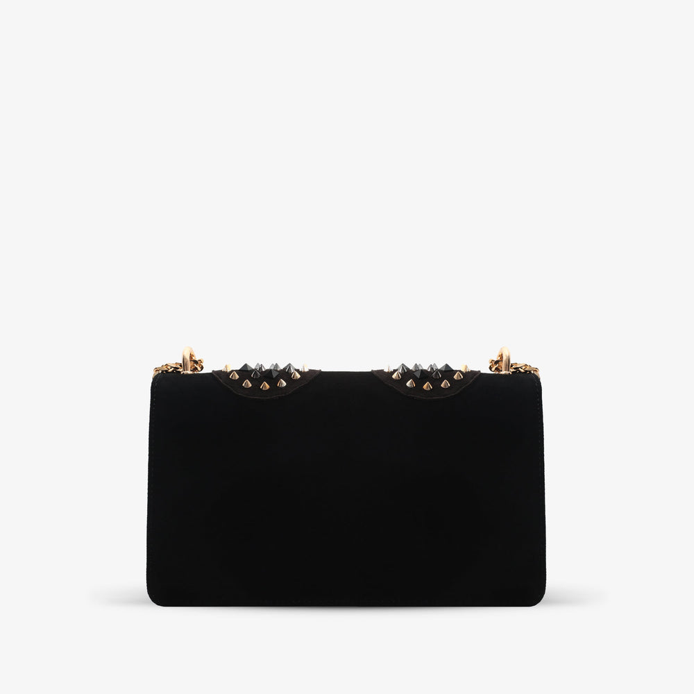 The Infanta Black Spike Leather Handbag - Vinci Leather