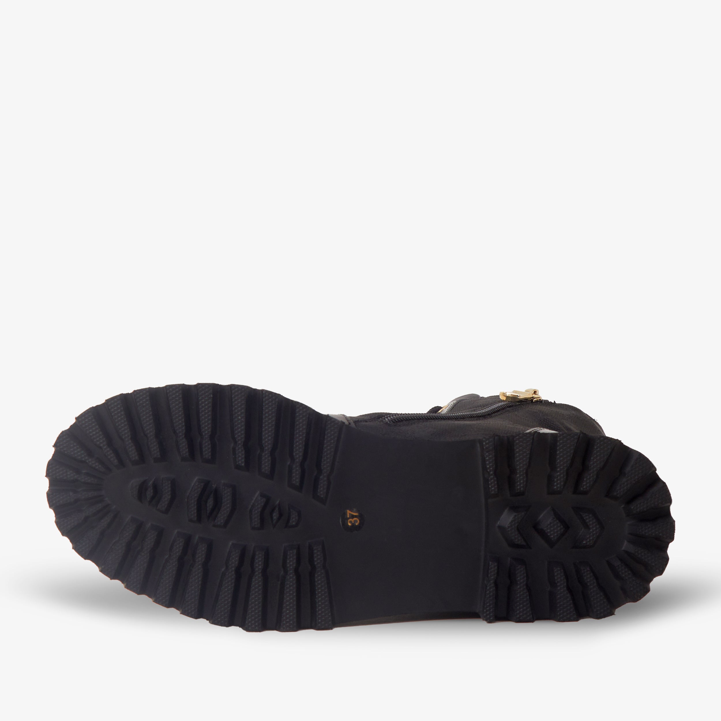 The Boston Black Leather Lace-Up Ankle Boot With a Side Zipper - Vinci Leather