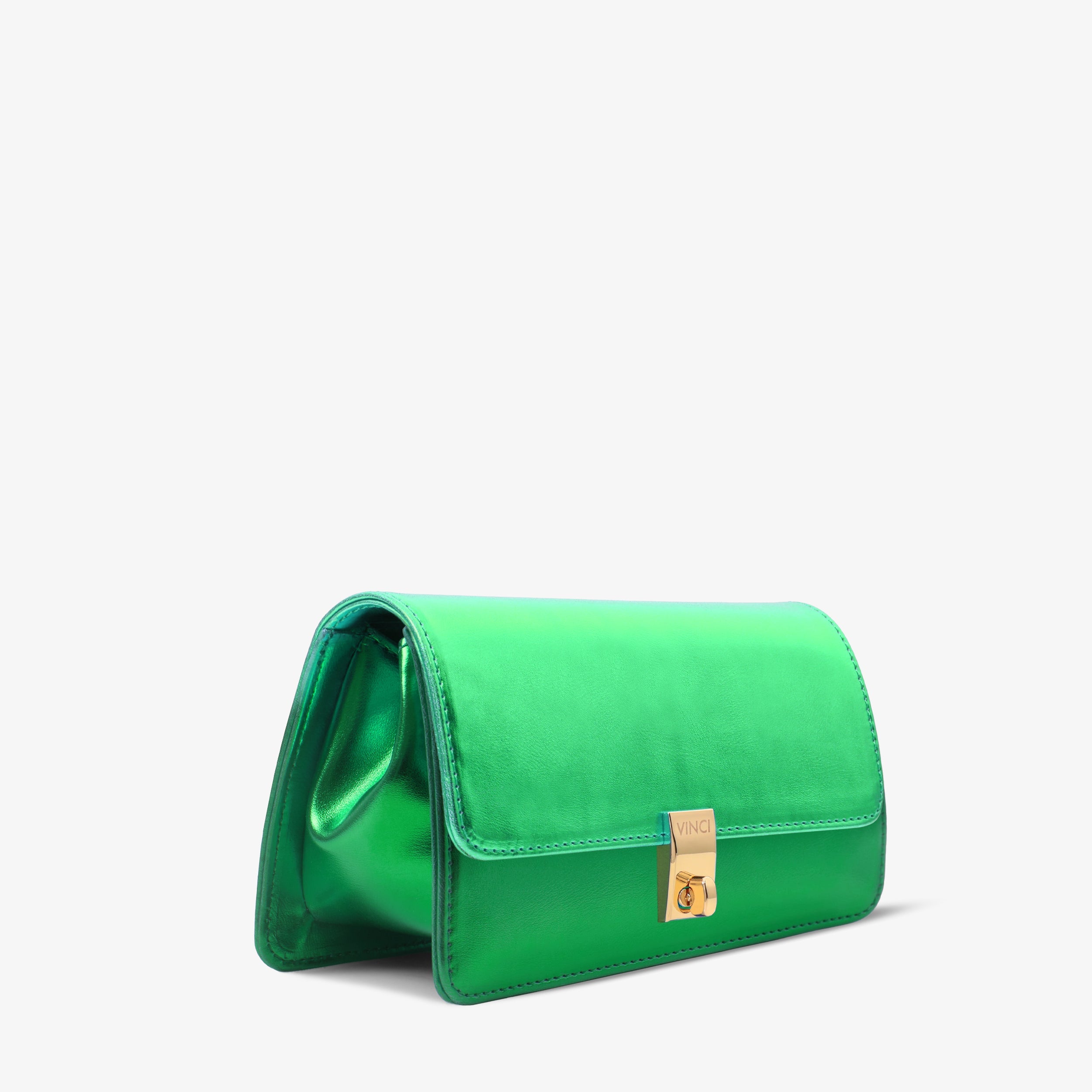 The Torola Green Handbag - Vinci Leather