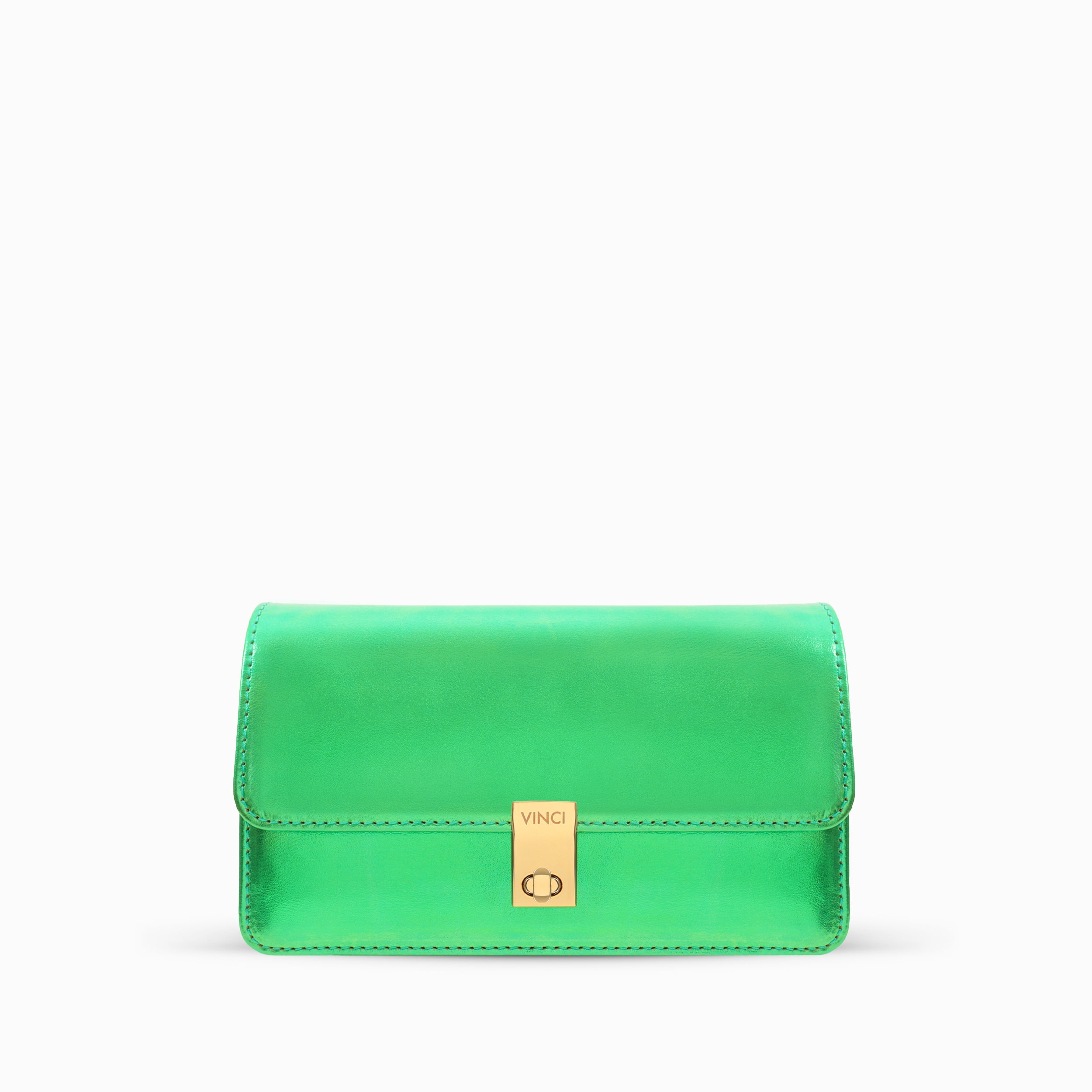 The Torola Green Handbag - Vinci Leather