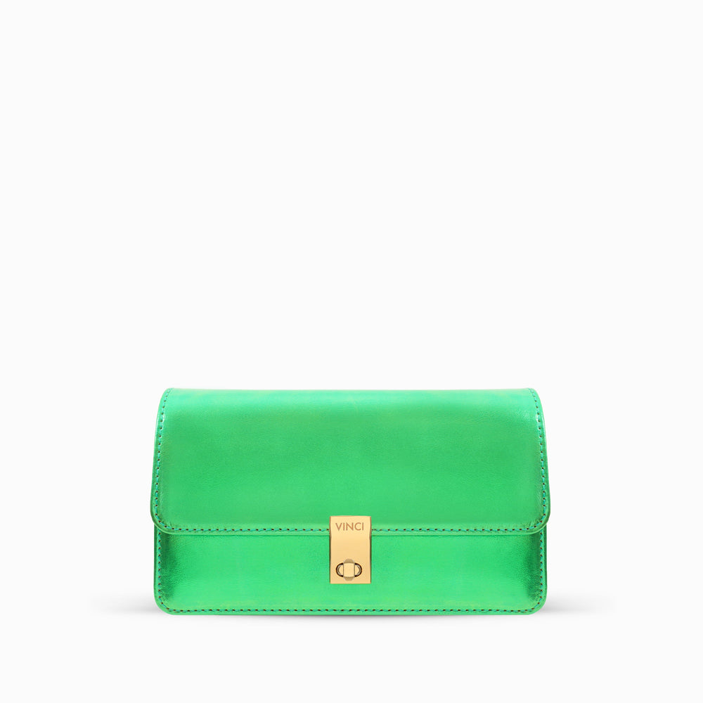 The Torola Green Handbag - Vinci Leather