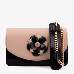 The Diva Beige Leather Handbag - Vinci Leather