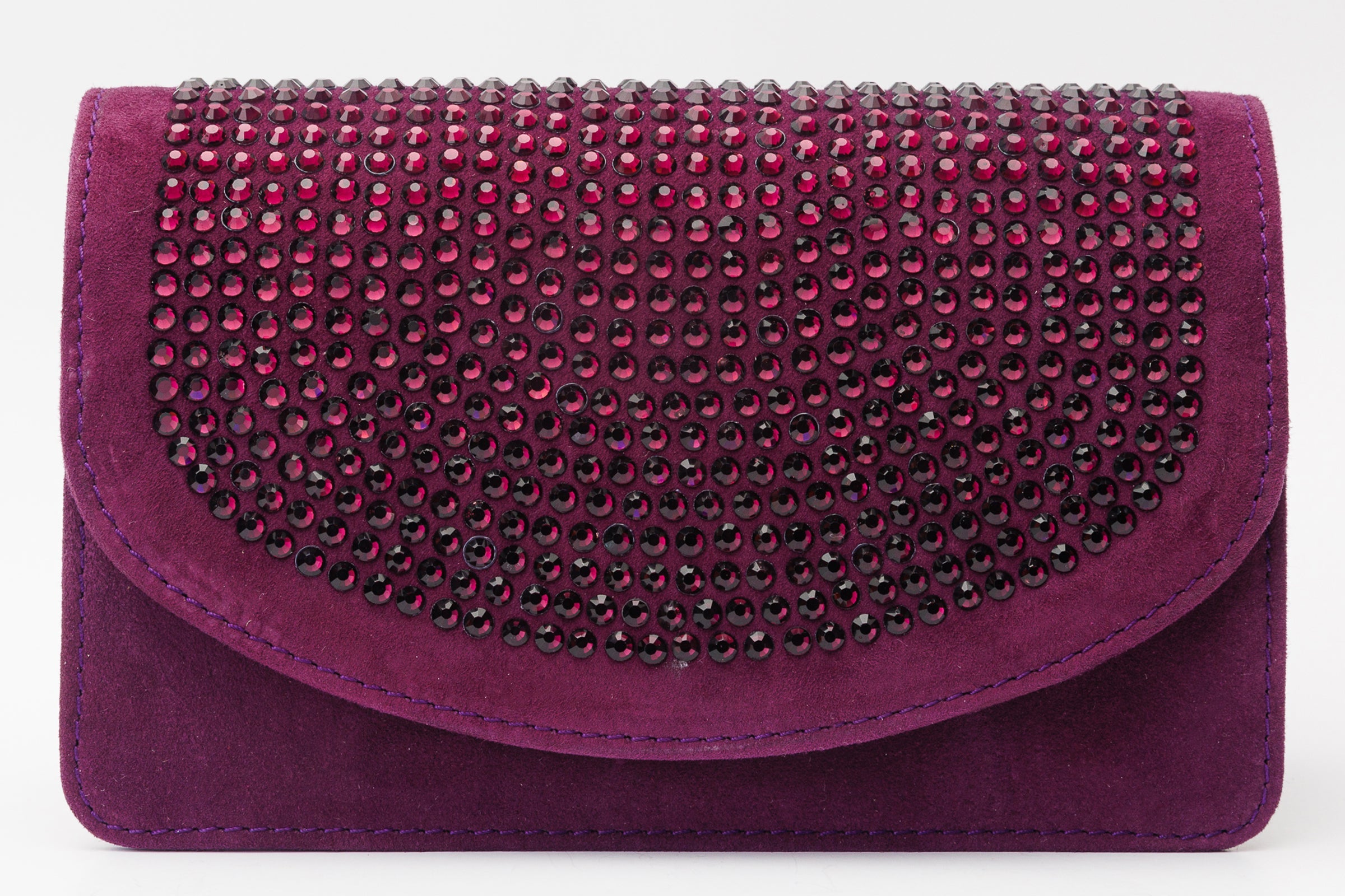 The Ailano Purple Leather Handbag - Vinci Leather