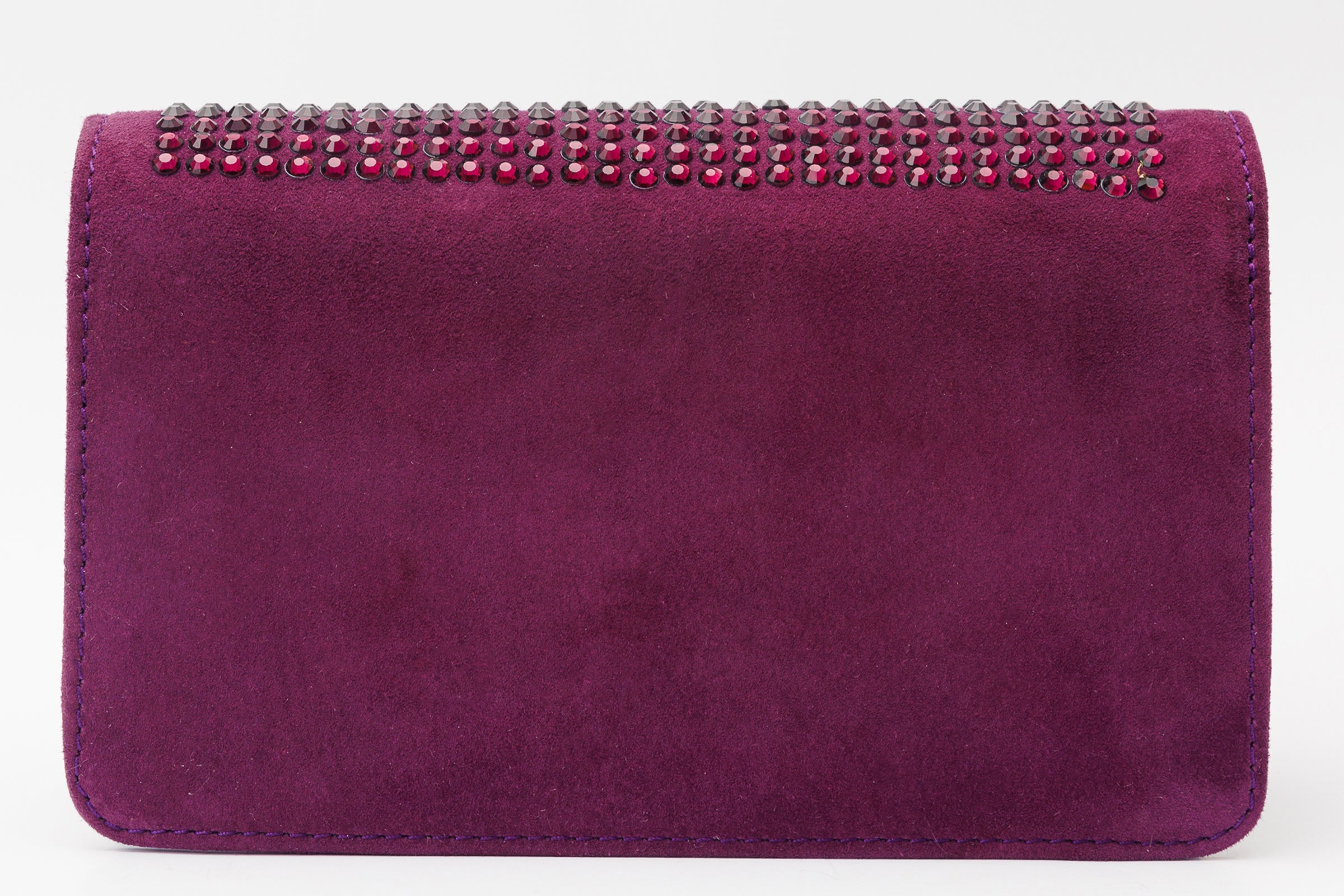 The Ailano Purple Leather Handbag - Vinci Leather