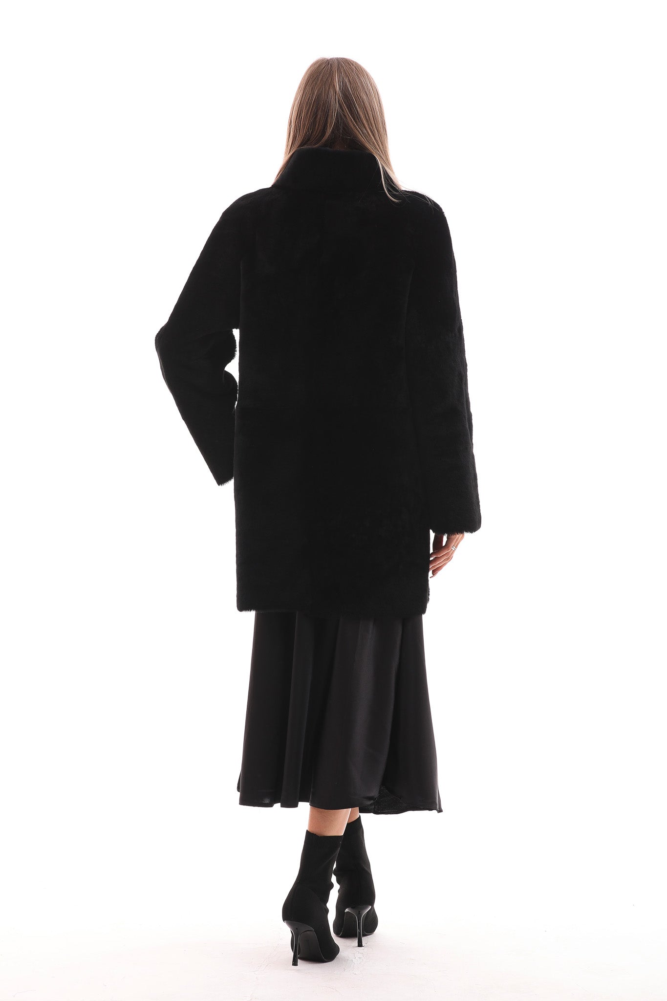 The Nyra Reversible Shearling Leather Jacket - Vinci Leather