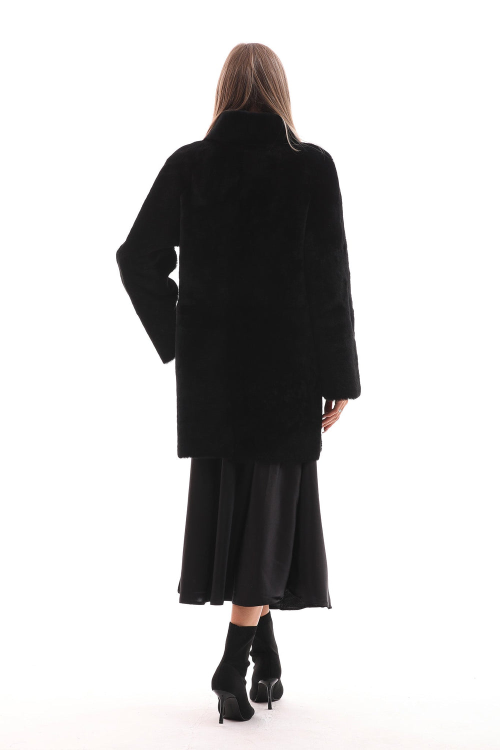 The Nyra Reversible Shearling Leather Jacket - Vinci Leather