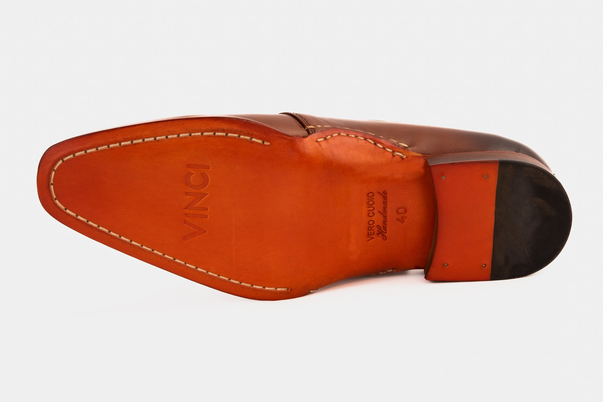 The Hagrid Tan Leather Single Monk Strap Handmade Shoe - Vinci Leather