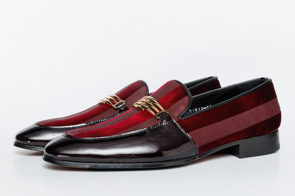 The Pontalto Leather Shoe Burgundy Bit Loafer - Vinci Leather