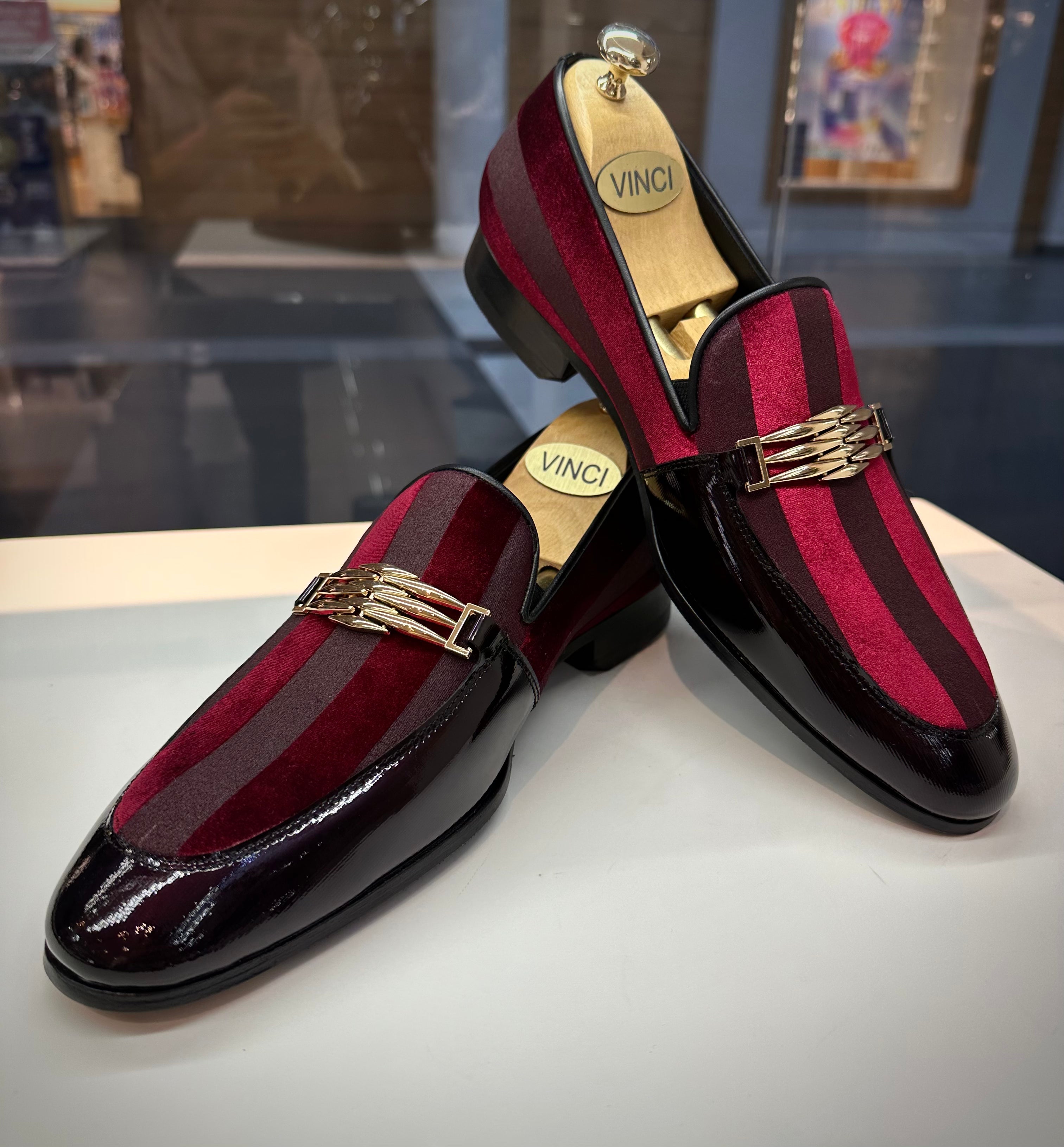 The Pontalto Leather Shoe Burgundy Bit Loafer - Vinci Leather