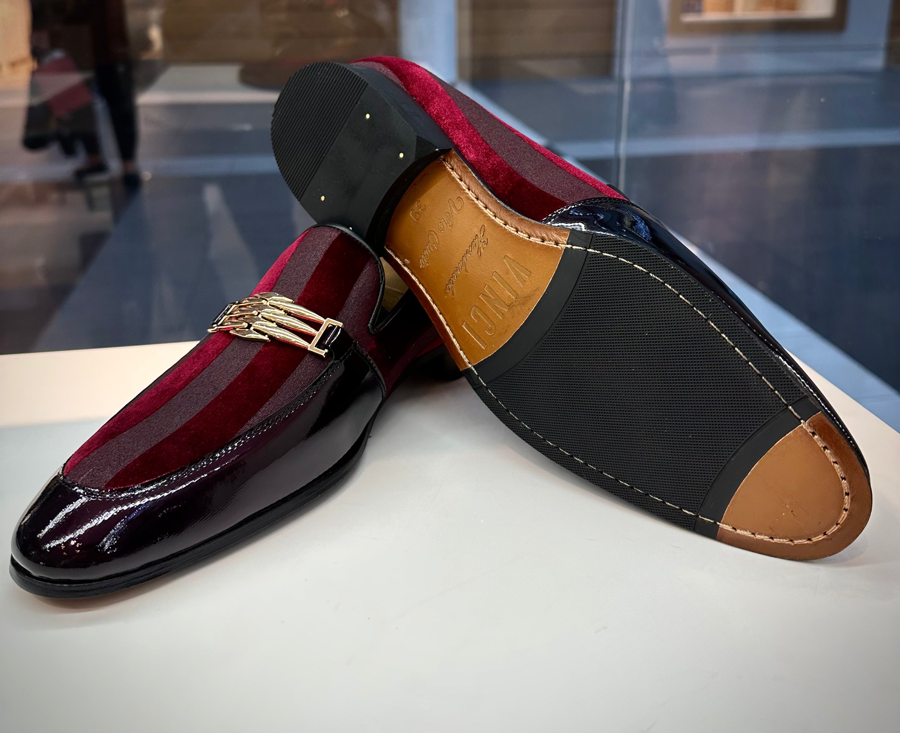 The Pontalto Leather Shoe Burgundy Bit Loafer - Vinci Leather
