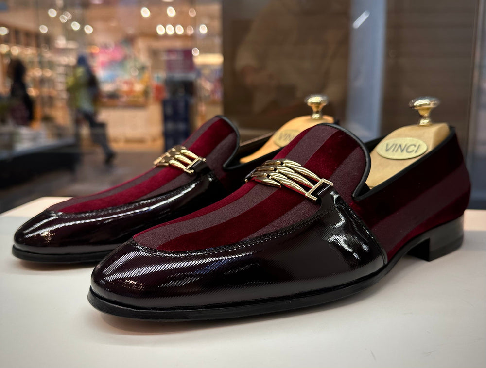 The Pontalto Leather Shoe Burgundy Bit Loafer - Vinci Leather