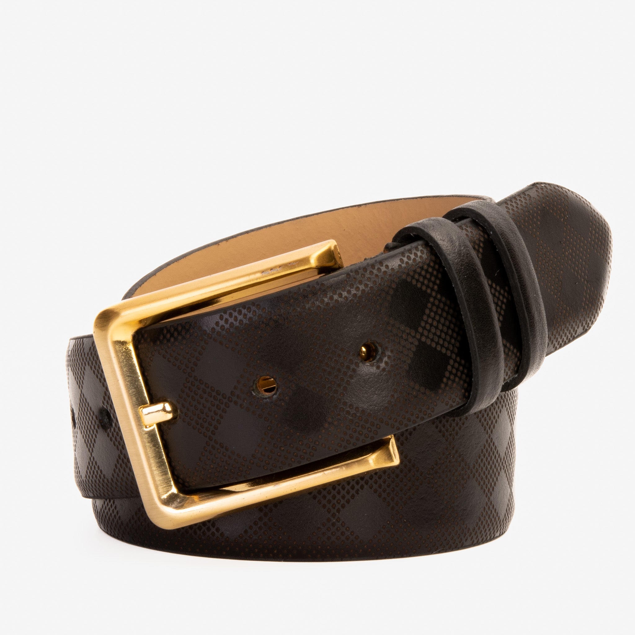 The Cenova Black Calfskin Belt - Vinci Leather