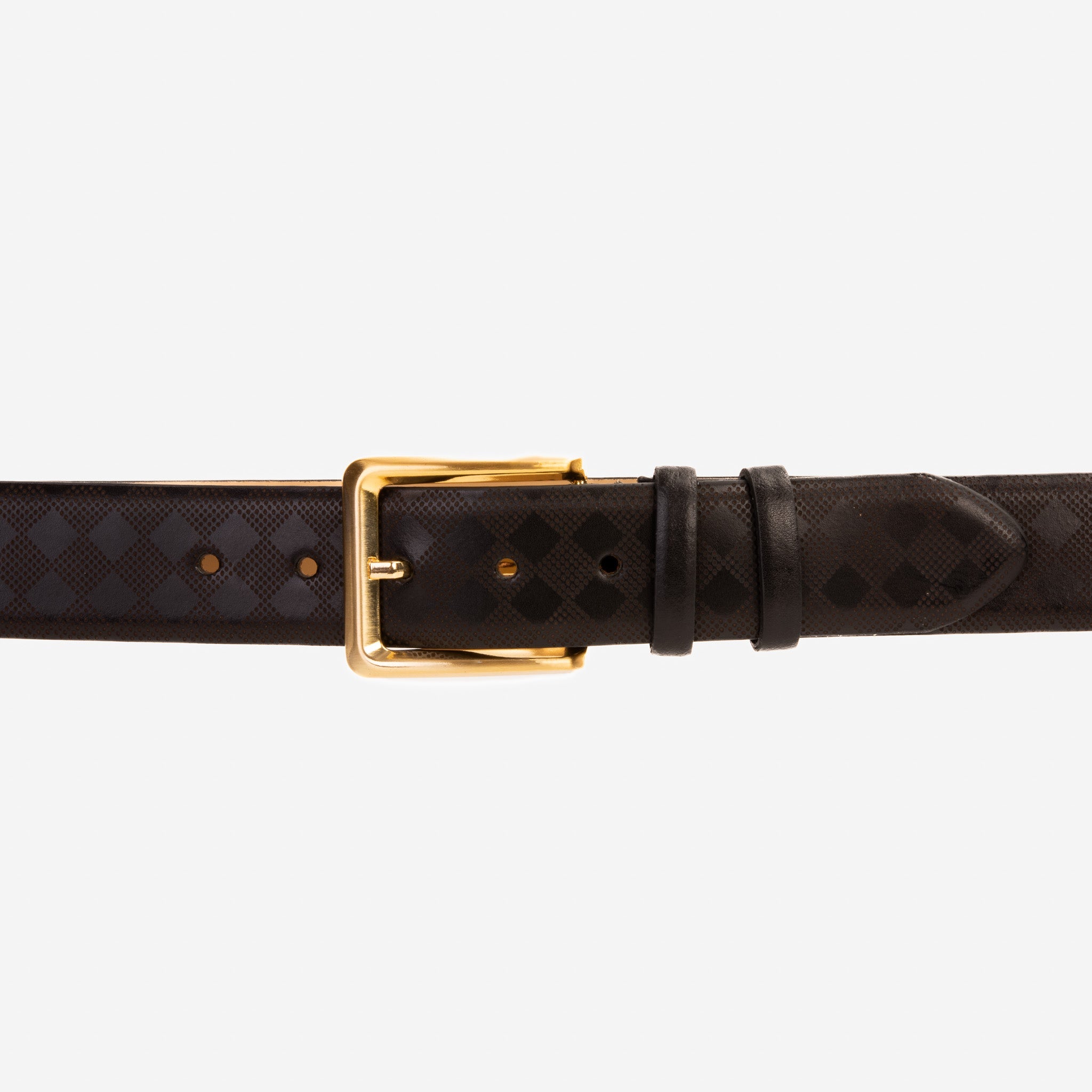 The Cenova Black Calfskin Belt - Vinci Leather