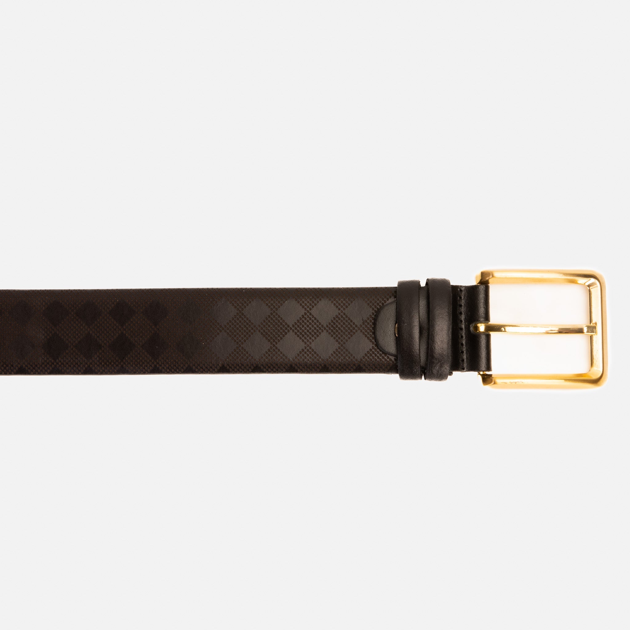 The Cenova Black Calfskin Belt - Vinci Leather