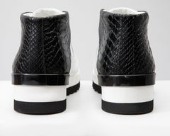The Kagan White Wingtip Chukka Sneaker Boot - Vinci Leather