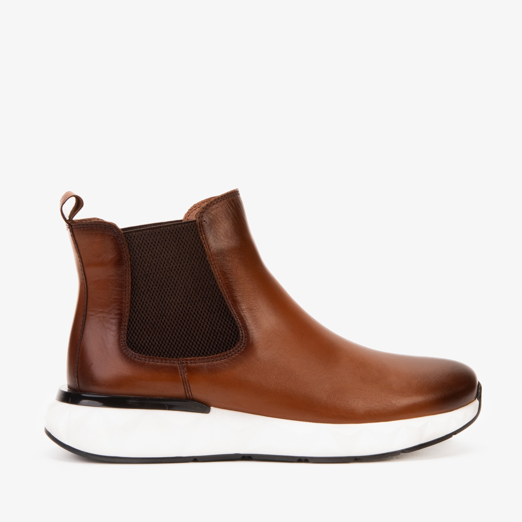The Apex Tan Leather Chealsea Boot - Vinci Leather