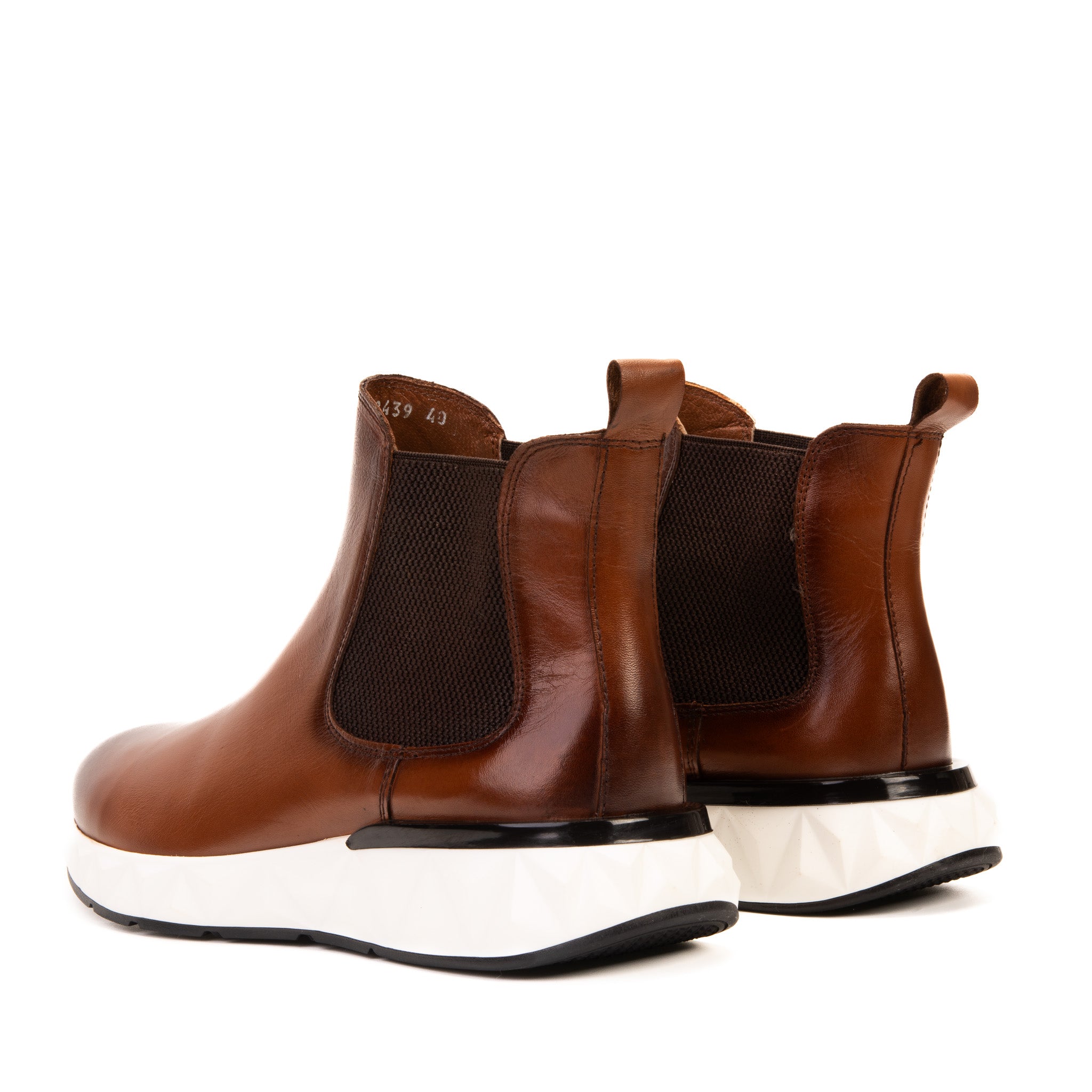 The Apex Tan Leather Chealsea Boot - Vinci Leather