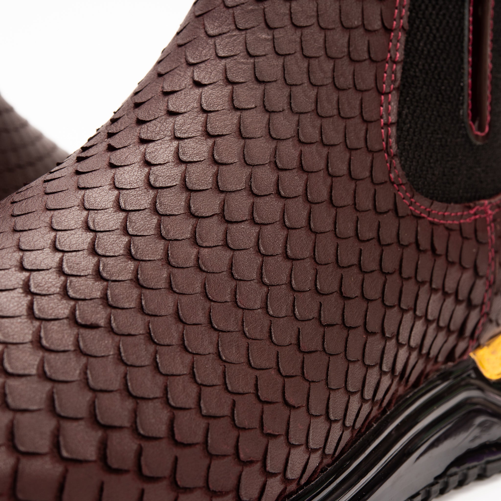 The Panther Burgundy Leather Chelsea Boot - Vinci Leather
