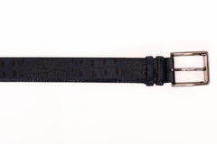 The Savamala  Blue Leather Belt - Vinci Leather