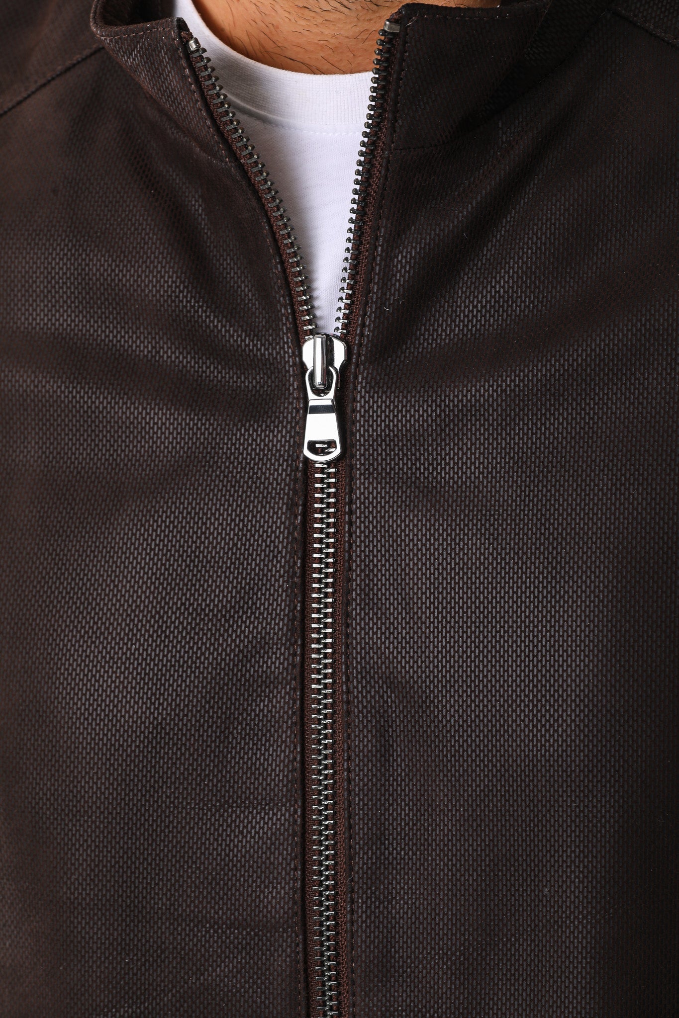 The Modena Matte Espresso Leather Jacket - Vinci Leather