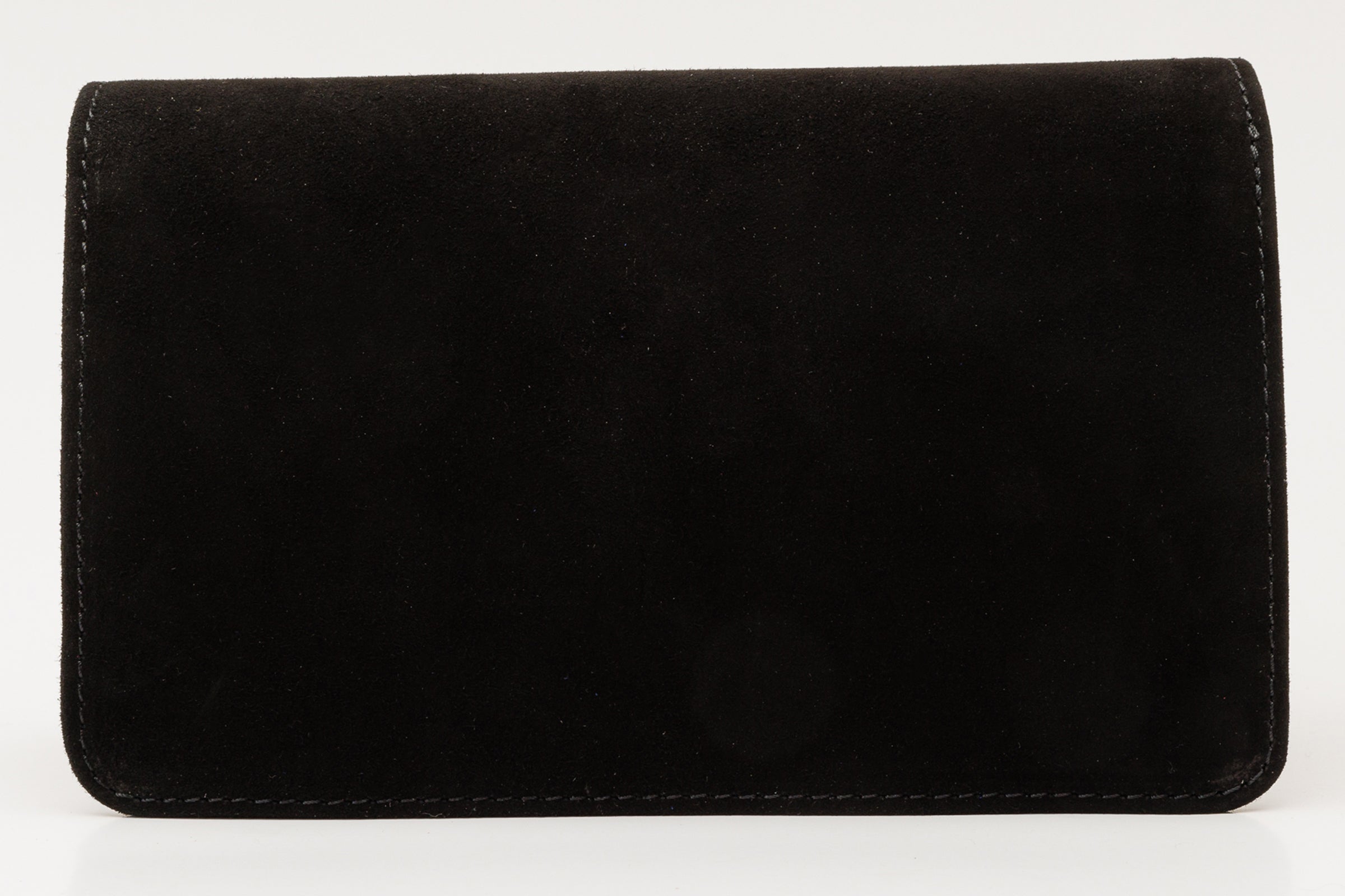 The California Black Suede Leather Handbag - Vinci Leather