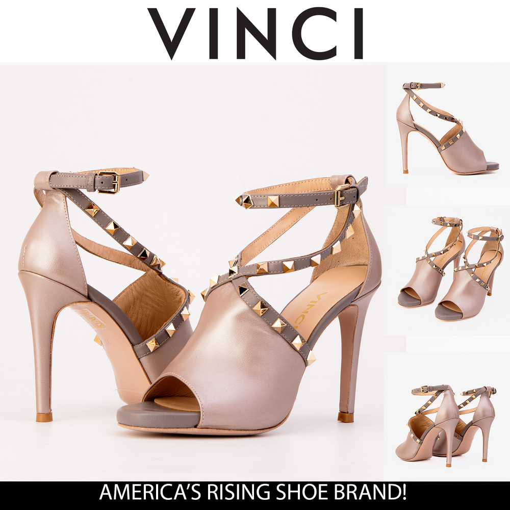 The Ribnica Beige Leather Ankle Strap Sandal - Vinci Leather