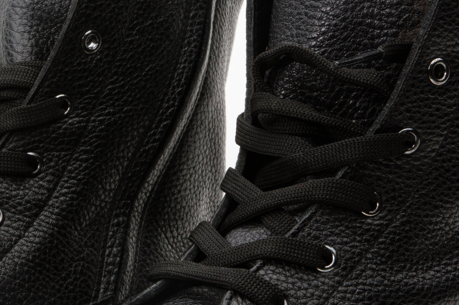 The Kajapati Black Leather Natural Fur Mid Calf Boot - Vinci Leather