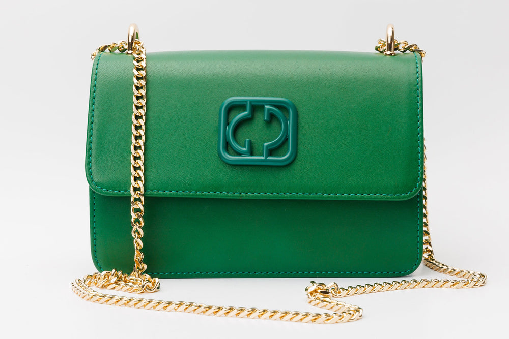 The Maneadero Green Leather Handbag - Vinci Leather