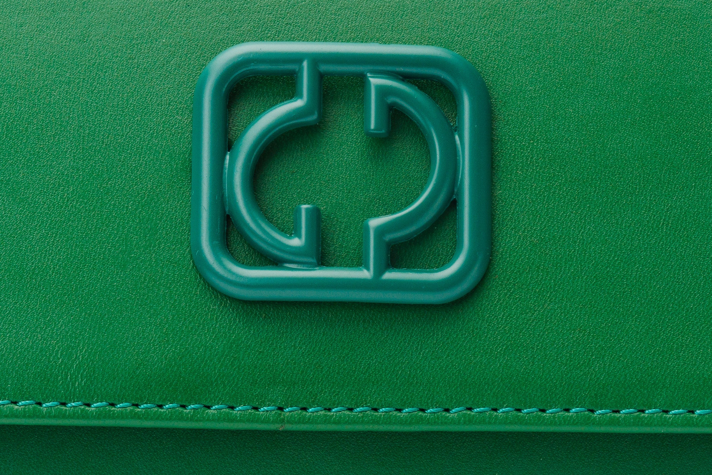 The Maneadero Green Leather Handbag - Vinci Leather