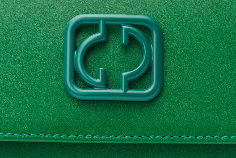 The Maneadero Green Leather Handbag - Vinci Leather