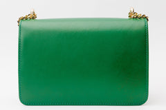 The Maneadero Green Leather Handbag - Vinci Leather