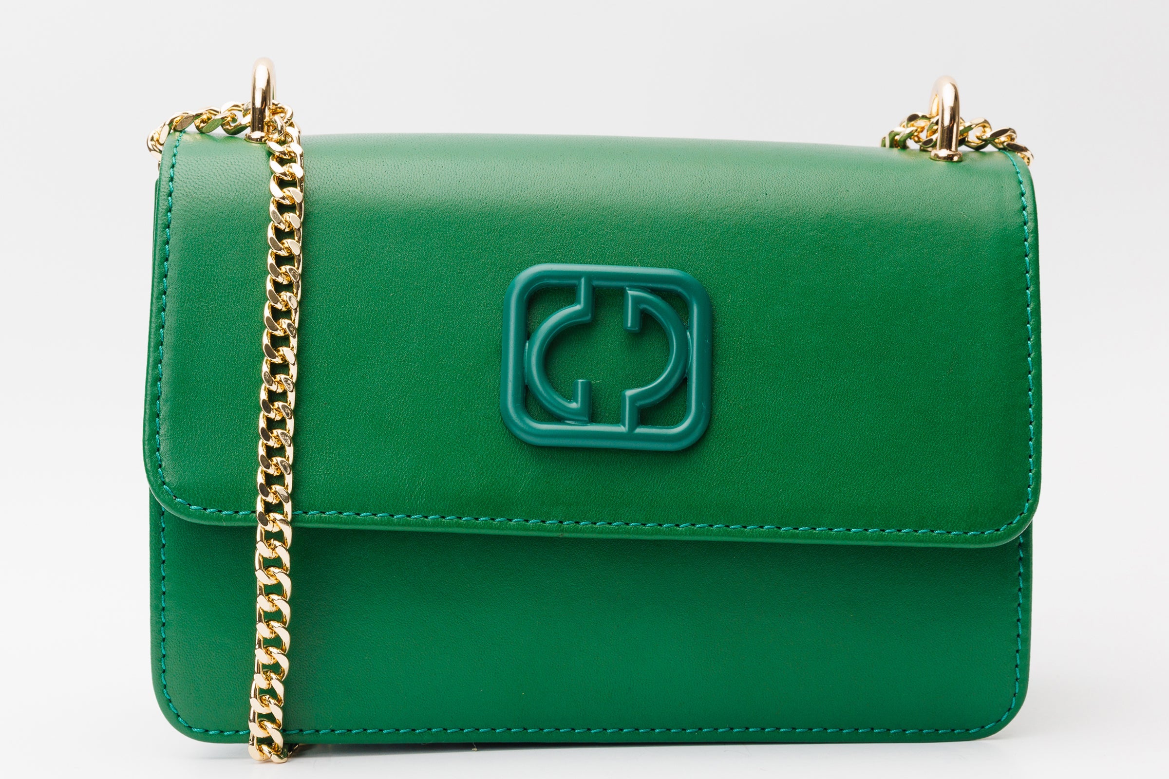 The Maneadero Green Leather Handbag - Vinci Leather