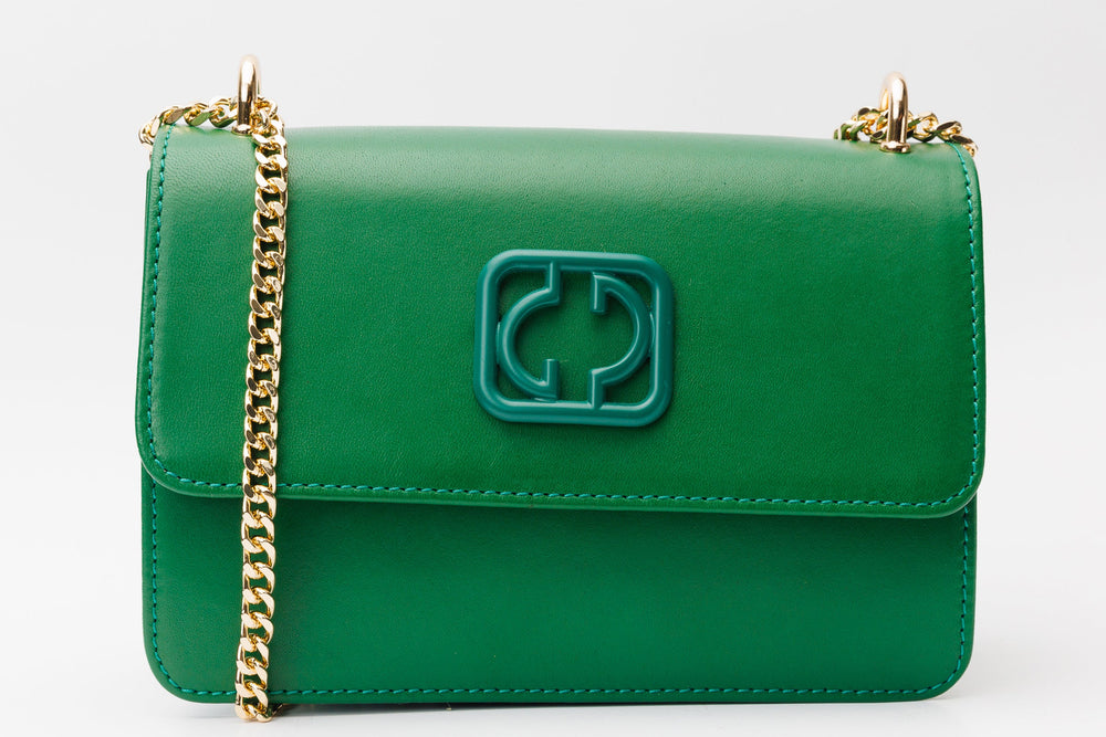 The Maneadero Green Leather Handbag - Vinci Leather