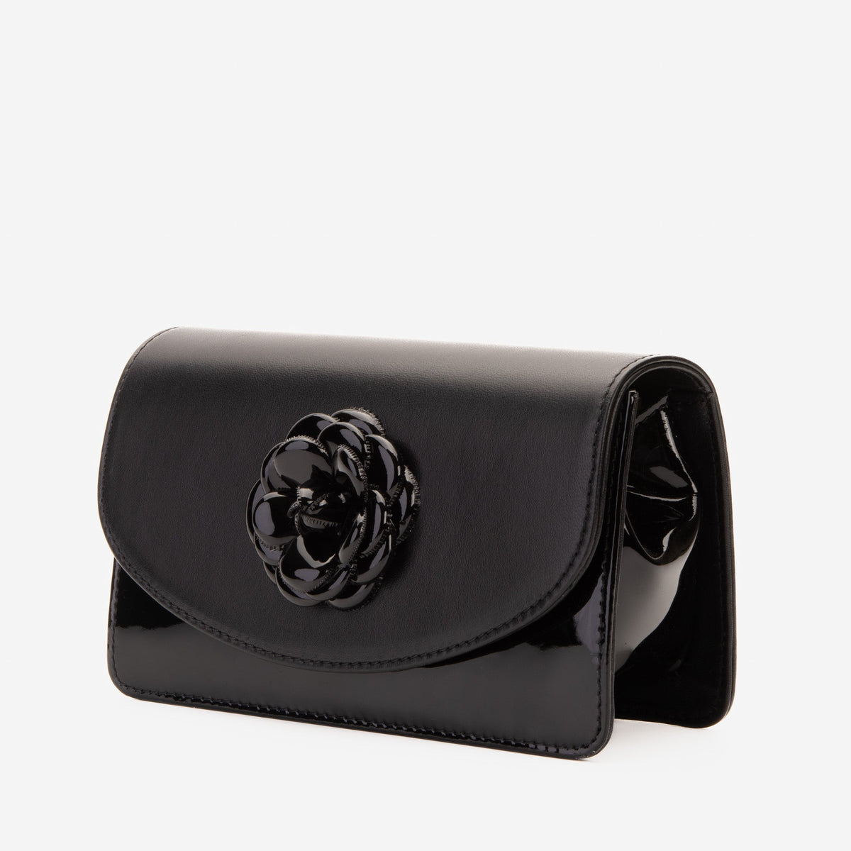 The Diva Black Leather Handbag - Vinci Leather