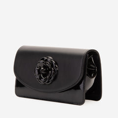 The Diva Black Leather Handbag - Vinci Leather