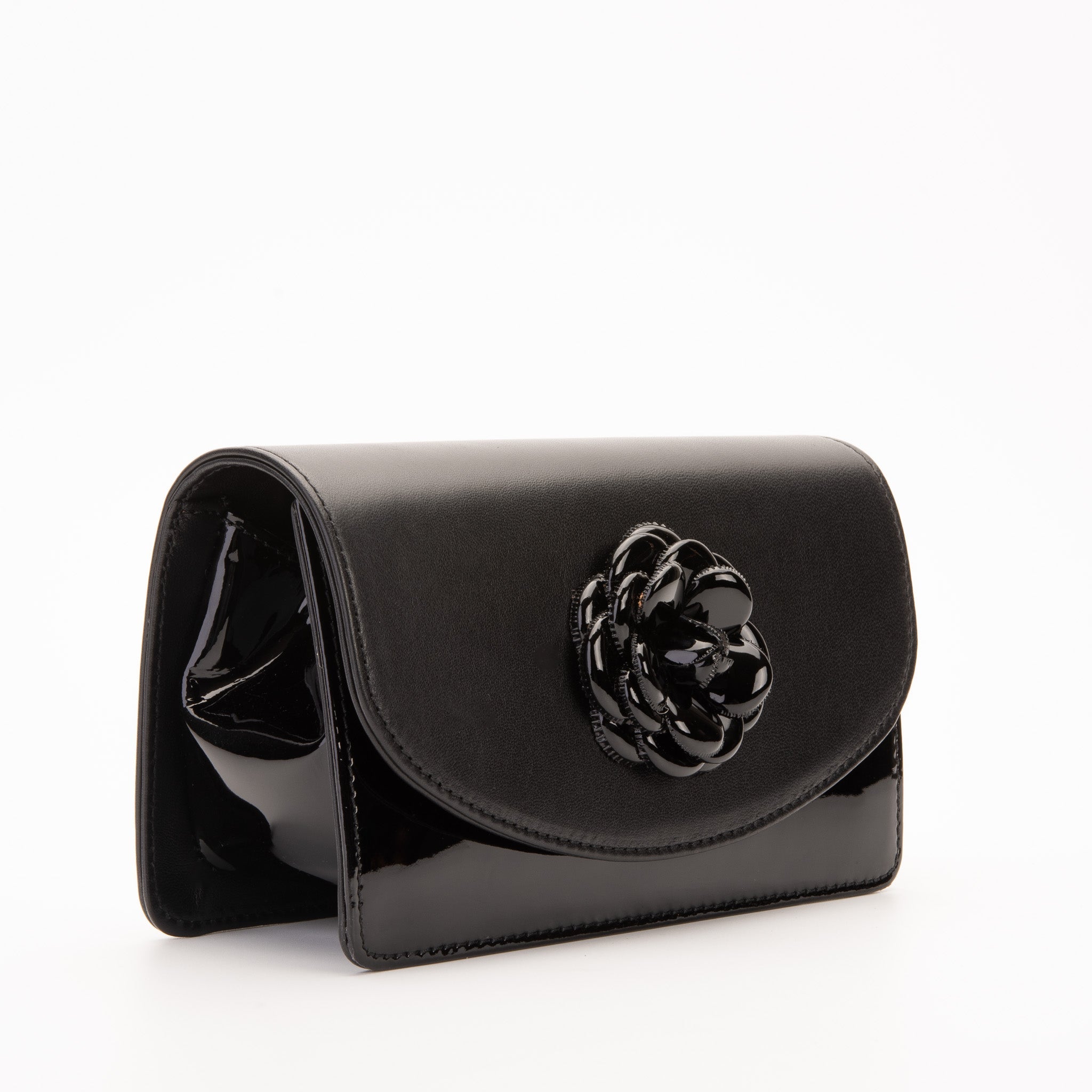 The Diva Black Leather Handbag - Vinci Leather