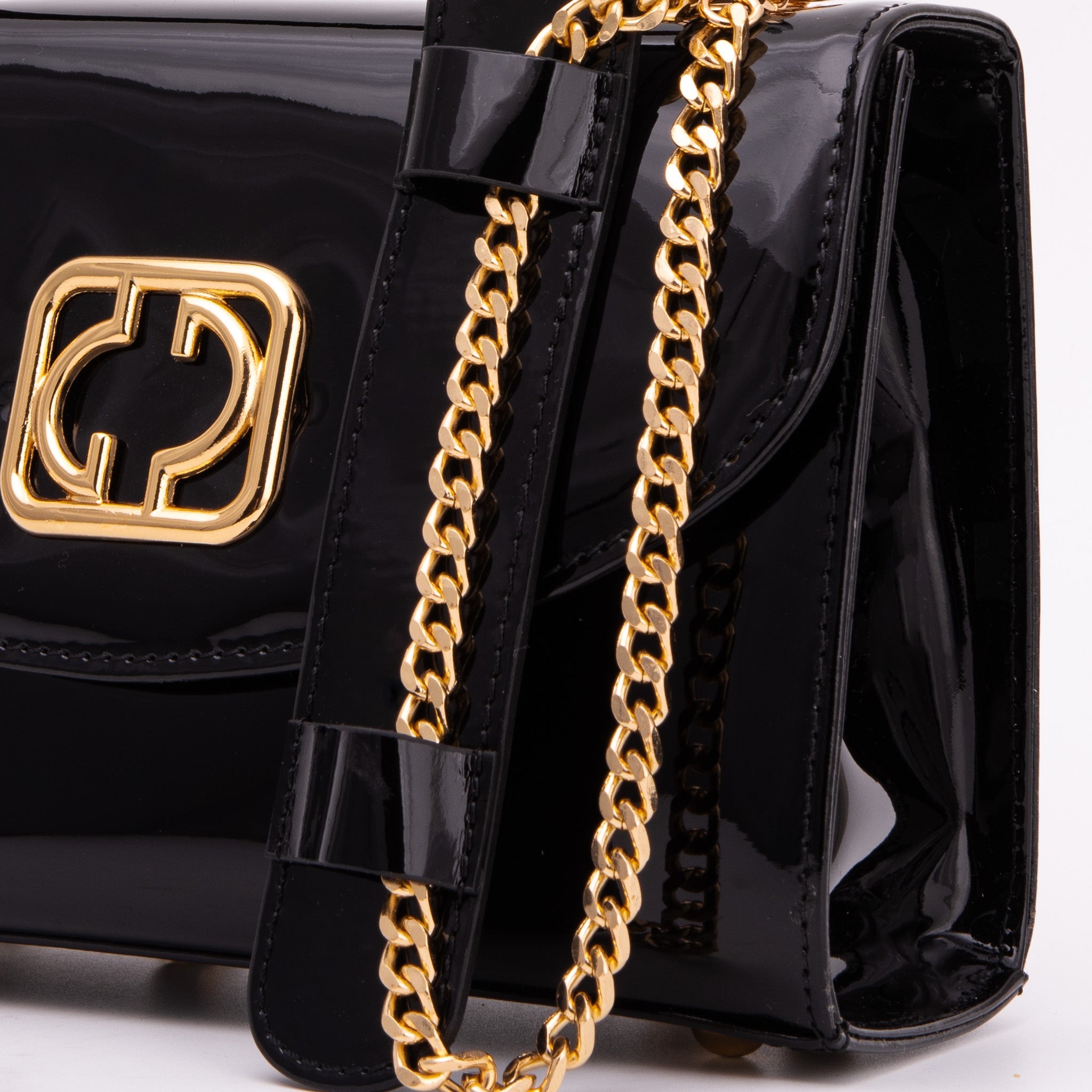 The Rosalinda Black Leather Handbag - Vinci Leather